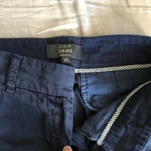 Jcrew navy ankle chino pants